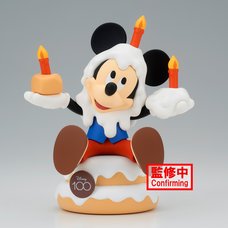 Disney Characters Sofubi Figure Mickey Mouse: Disney 100th Anniversary Ver.