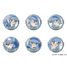 Magic Knight Rayearth Tin Badge Set Umi Ryuzaki ga Ippai Selection