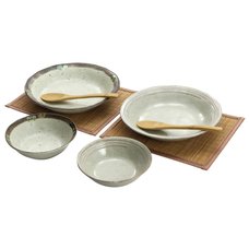 Forest Mino Ware Curry Bowl Set