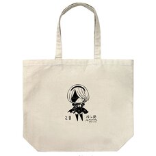 NieR: Automata Ver 1.1A 2B Large Tote Bag Deformed Ver. Natural