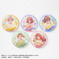 The Quintessential Quintuplets Trading Hologram Pin Badge Collection Complete Box Set