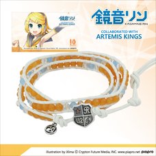 Kagamine Rin Leather Wrap Bracelet
