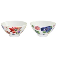 Mino Ware Saiyuki Rice Bowls