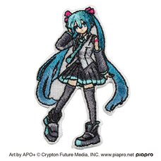 Hatsune Miku Embroidered Sticker Miku Art by APO+