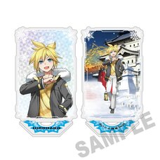 Snow Miku x Hirohako Pirouette Acrylic Stand Hirosaki Kagamine Len Art by Kurojishi