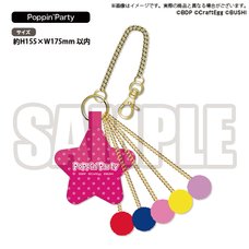 BanG Dream! Girls Band Party! Poppin'Party Costume Keychain