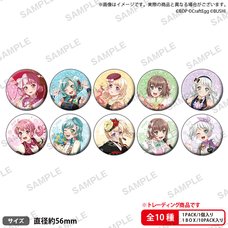 BanG Dream! Girls Band Party! Pastel＊Palettes Trading Hologram Pin Badge Collection (1 Pack)