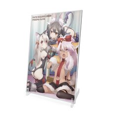 Fate/Kaleid Liner Prisma Illya 2wei Herz! Kemomimi Illya & Miyu & Chloe Acrylic Art Stand