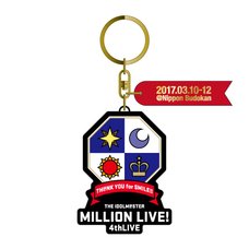The Idolm@ster Million Live! 4th Live: Th@nk You for Smile!! Official Keychain