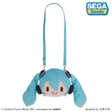 Hatsune Miku Fuwapuchi Face Shoulder Bag M