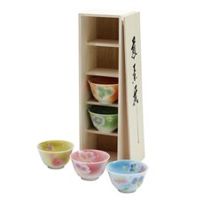 Soyokaze Mino Ware Teacup Gift Set