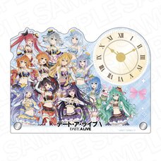 Date A Live V Acrylic Clock 12th Anniversary Idol Ver.
