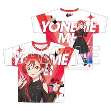 Love Live! Superstar!! Full Graphic T-shirt Music-Talk-Teamwork! Prime Adventure!! Ver. Mei Yoneme