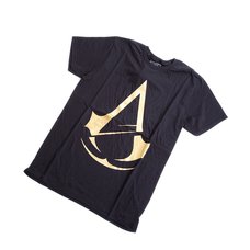 Assassin's Creed Unity Gold Foil Logo Men's Black T-Shirt