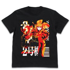 Evangelion Unit-02 Acid Graphics Black T-Shirt