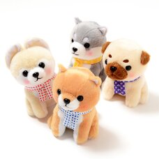 Mameshiba San Kyodai Tabi no Tochu Series 2 Dog Plush Collection (Standard)