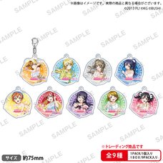 Love Live! School Idol Festival μ’s: World Travel Ver. Trading Acrylic Keychain Collection Complete Box Set