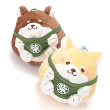 Chuken Mochi Shiba Round Plush Collection (Ball Chain)