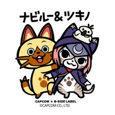 Capcom x B-Side Label Monster Hunter Stories 2 Nabiru & Tsukino Sticker