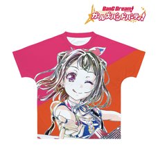 BanG Dream! Girls Band Party! Kasumi Toyama Ani-Art Unisex Full Graphic T-Shirt Vol. 4