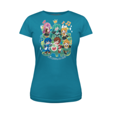 Vocaloid Sing a Song Turquoise Women's T-Shirt