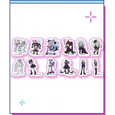 Needy Streamer Overload OMGkawaiiAngel Nidhiga Flake Stickers Waki & Kanikama Ver. (1 Pack)