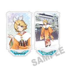 Snow Miku x Hirohako Pirouette Acrylic Stand Hakodate Kagamine Rin Art by Sakanahen