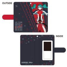 Racing Miku 2025 Jcl Team Ukyo Cheering Ver. Book Type Smartphone Case