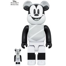 BE＠RBRICK Hat and Poncho Mickey 100％ & 400％