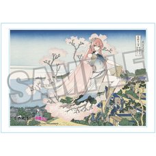 Katsushika Hokusai x Hatsune Miku by Rella Serial Numbered A3 Acrylic Panel Megurine Luka: Mt. Fuji from Gotenyama Hill in Shinagawa on the Tokaido
