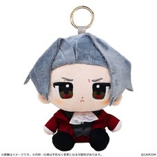 Ace Attorney Chibi Cap Carabiner Plush Miles Edgeworth