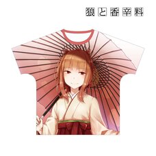 Spice and Wolf Holo: Hakama Ver. Unisex Full Graphic T-Shirt