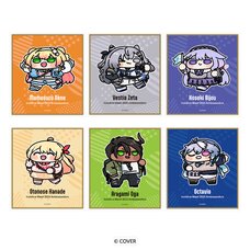 hololive Meet 2025 Chibi Illustration Tradable Mini Art Boards (1 Pack)
