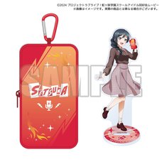 Love Live! Nijigasaki High School Idol Club We Want to Create This With You! Nijigaku Members' New Item Creation Project 2026 Setsuna Yuki's Clear Pouch w/ Acrylic Stand