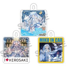 Snow Miku x Hirohako Car Sticker Hirosaki