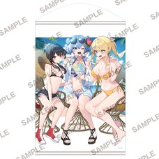 KonoSuba: God's Blessing on This Wonderful World! Newly Drawn B2 Tapestry Aqua & Megumin & Darkness