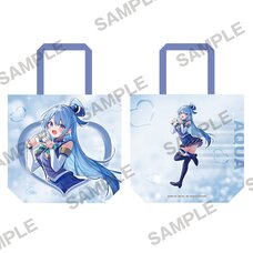 KonoSuba: God’s Blessing on This Wonderful World! Valentine 2026 Newly Drawn Full Graphic Tote Bag Aqua