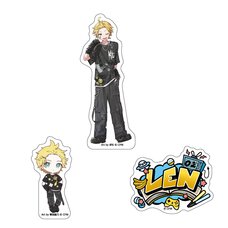 Hatsune Miku Don Quijote Fair 2025 Sticker Set of 3 Kagamine Len: Akiba Culture Fashion Ver.