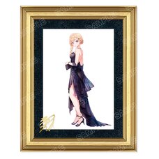 MF Bunko J Autumn School Festival 2025 B4 Chara Fine Graph with Replica Signature - Days With My Stepsister Saki Ayase