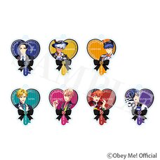 Obey Me! x EJ Anime Hotel Keychain Complete Box Set
