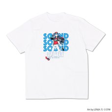 Hatsune Miku Sound Delivery Illustration T-Shirt: Kaito White