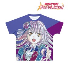 BanG Dream! Girls Band Party! Yukina Minato Ani-Art Unisex Full Graphic T-Shirt Vol. 4