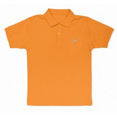 Love Live! Sunshine!! Chika Takami Orange Embroidered Polo Shirt