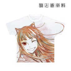 Spice and Wolf Holo Vol. 9 Front Cover Unisex Full Graphic T-Shirt