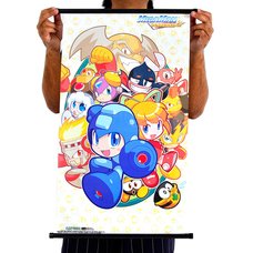 Mega Man Powered Up Classic Group Wall Scroll Poster