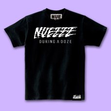 NUEZZZ Splash Logo Print Black T-Shirt