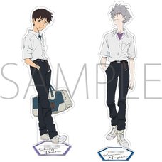 Rebuild of Evangelion Shinji & Kaworu Uniform Acrylic Stand