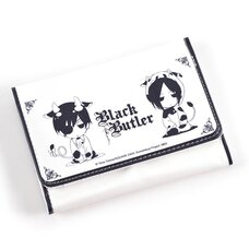 Black Butler SD Cow Costume Ciel & Sebastian Ladies' Wallet