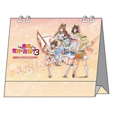 KonoSuba: God’s Blessing on This Wonderful World! 3 Desktop Calendar 2025