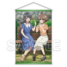 Rascal Does Not Dream of a Sister Venturing Out Anime B2-Sized Tapestry Mai Sakurajima & Kaede Azusagawa